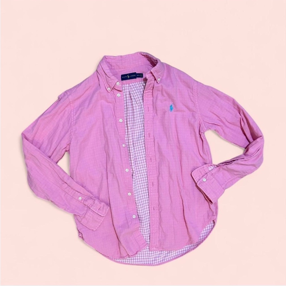 Ralph Lauren Pink Button Down Shirt